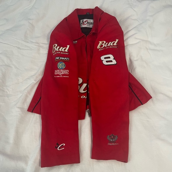 chase authentics red budlight racing jacket - Picture 3 of 3